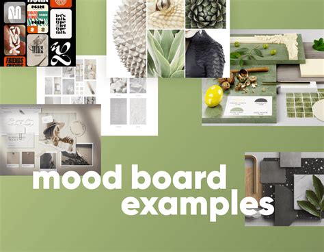 Moodboard example with powerful images